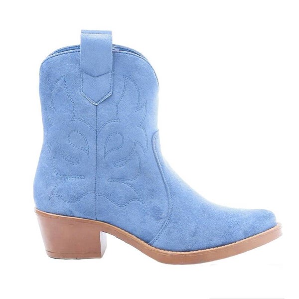 Cowboylaars laag model lichtblauw