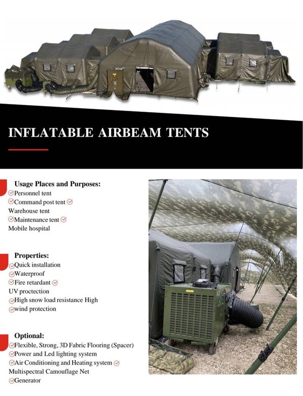 Inflatable Airbeam Tents