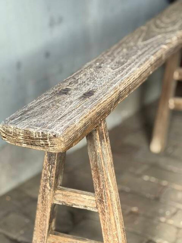 Houten bank.