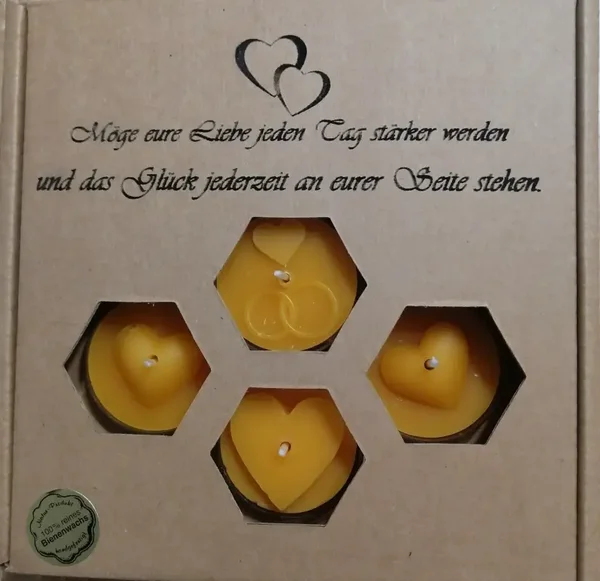 Geschenkset mit 7 Teelichtern
