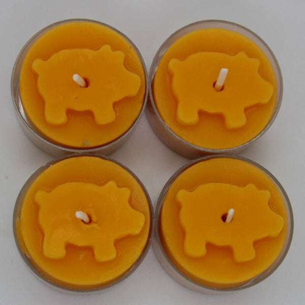 Teelichtset „Glückschwein“