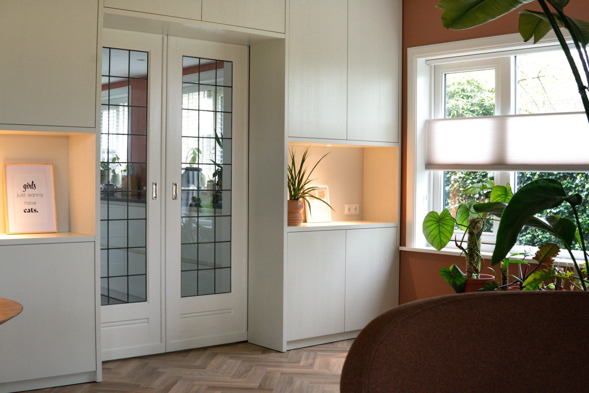 Kastenwand met ensuite deuren