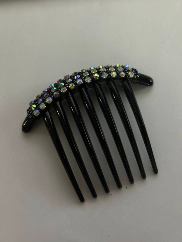 Haarsteekkam glitter wit