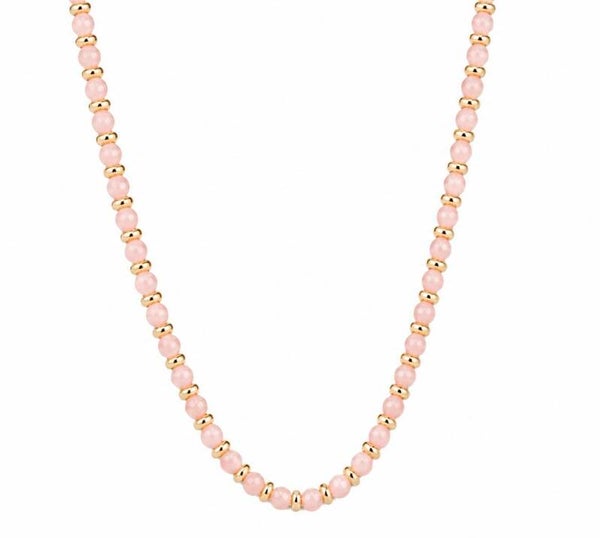 Ketting Bontide edelsteen - roze
