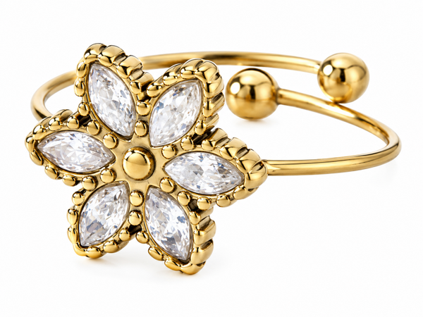 Ring Glossy Flower