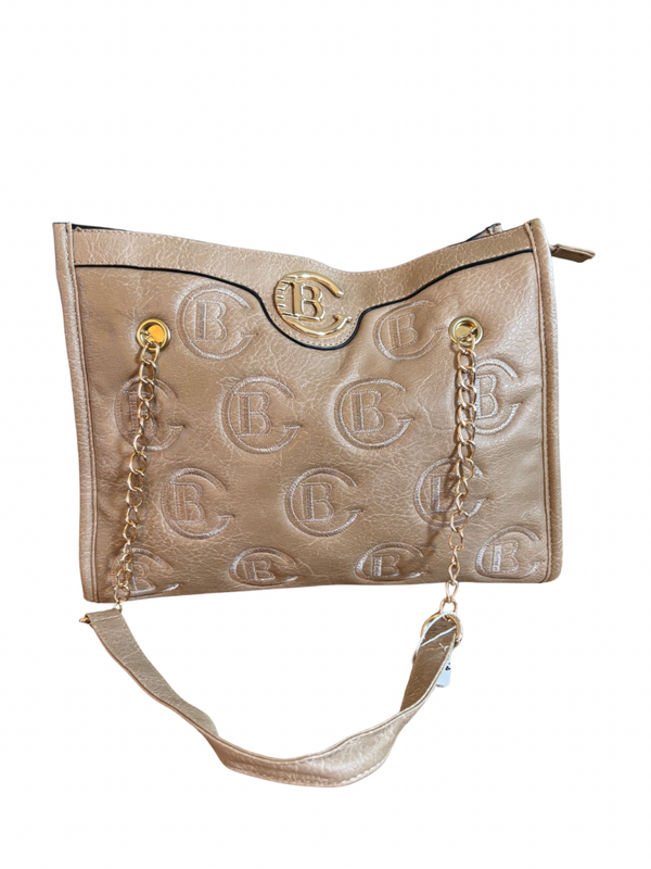 Tas B Shopper - goud/bruin
