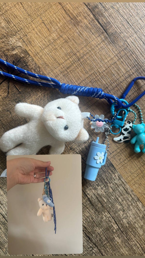 Bagcharm Blauw