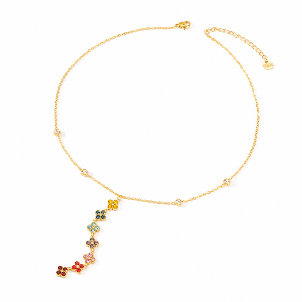 Ketting Y Multicolor Klaver