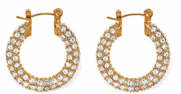 Hoops sparkling diamond goud