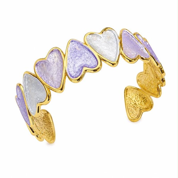 Bangle purple heart