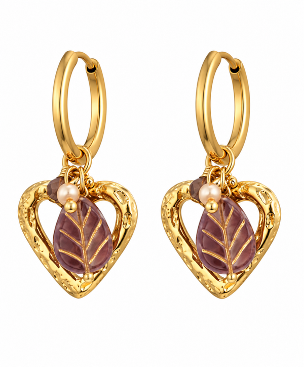 Oorbellen Cinnamon Heart