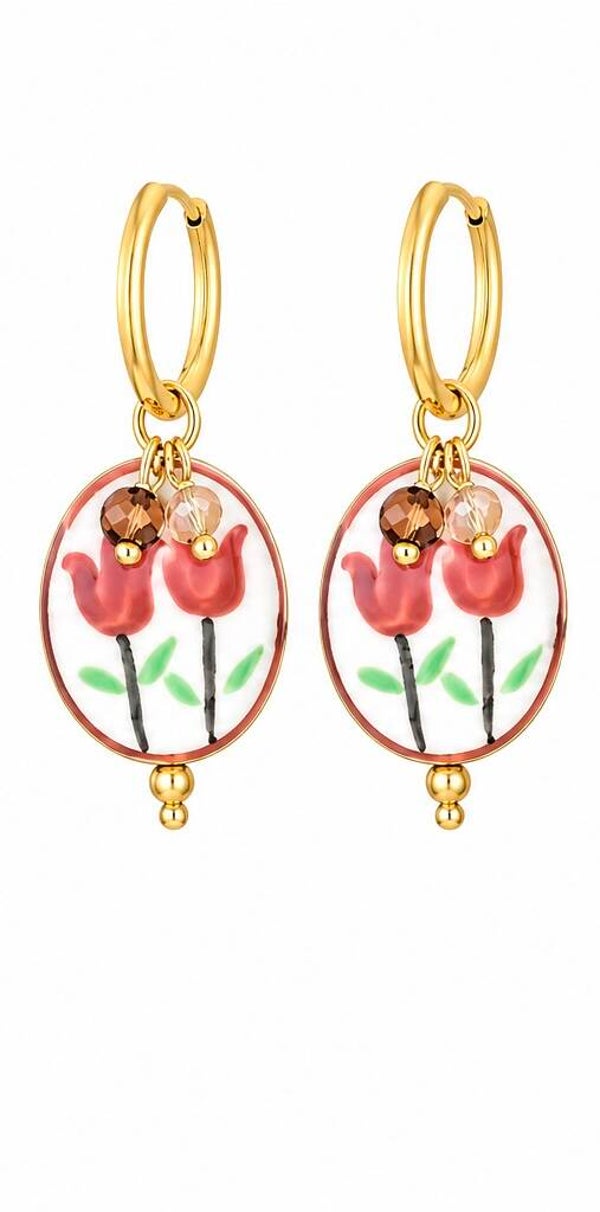 Oorbellen Tulps