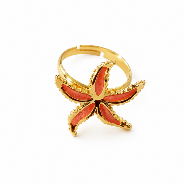 Ring orange seastar