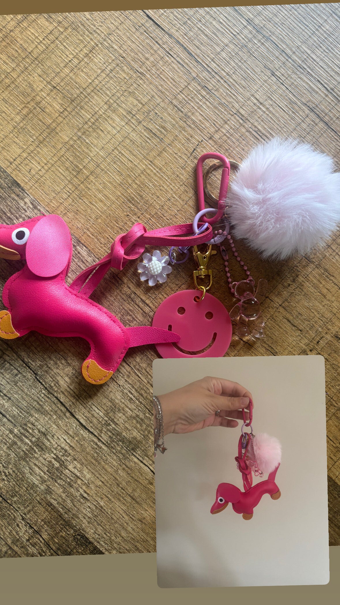 Bagcharm Roze