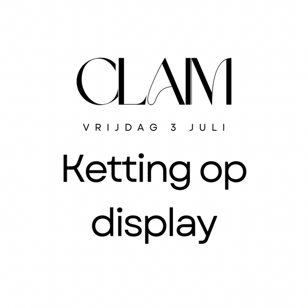 Live claim - ketting op display