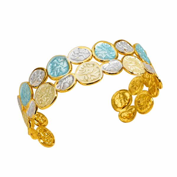 Bangle blue dots