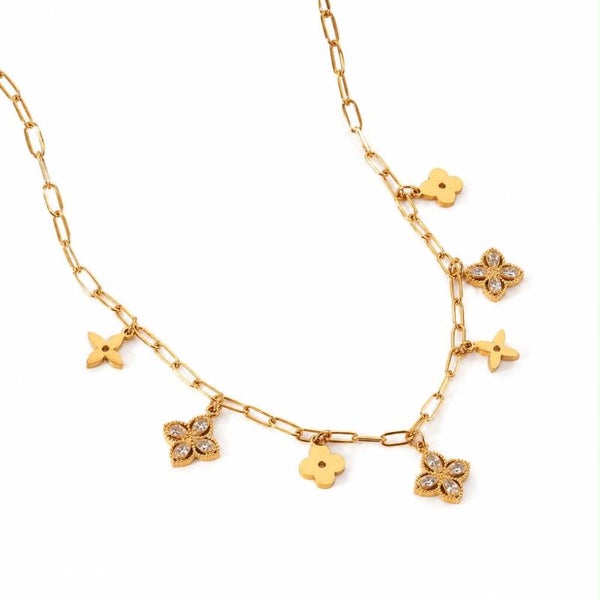 Ketting sparkling klaver