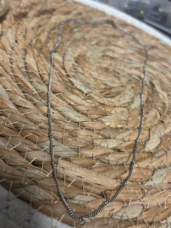Ketting basic zilver