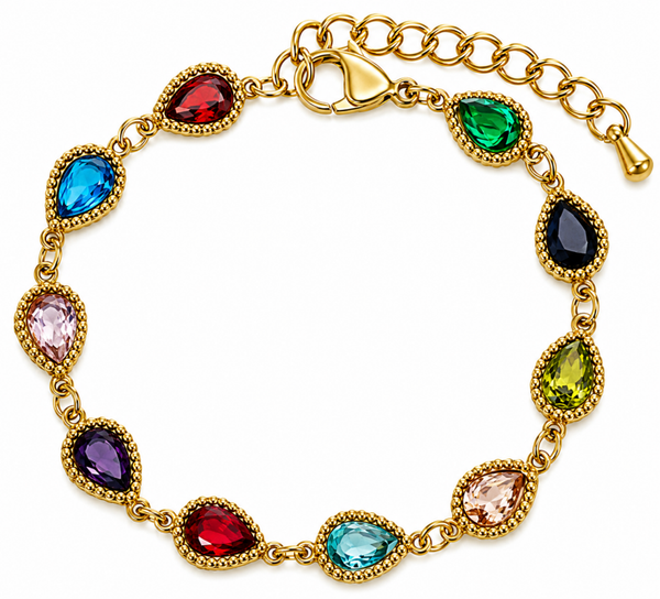 Armband Oval Strass