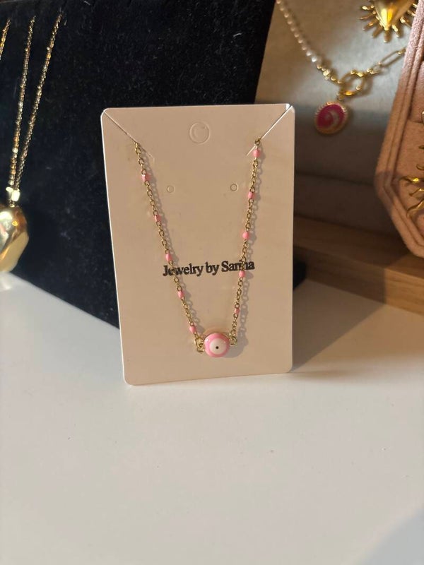 Armband roze goud