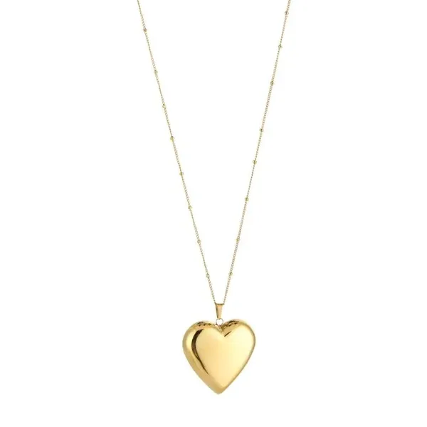 Ketting lange hart goud