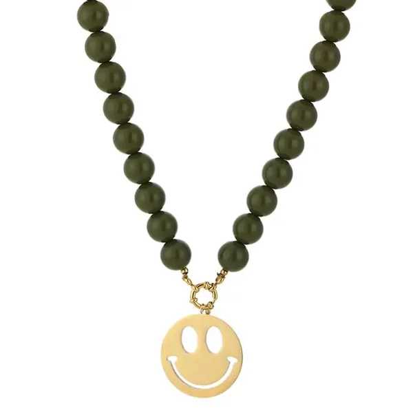Kralenketting smile green