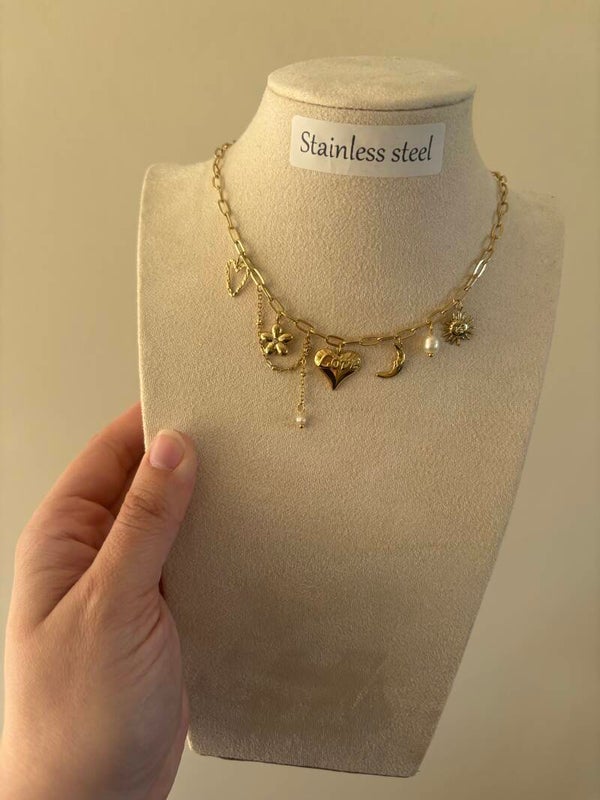 Ketting love chain goud