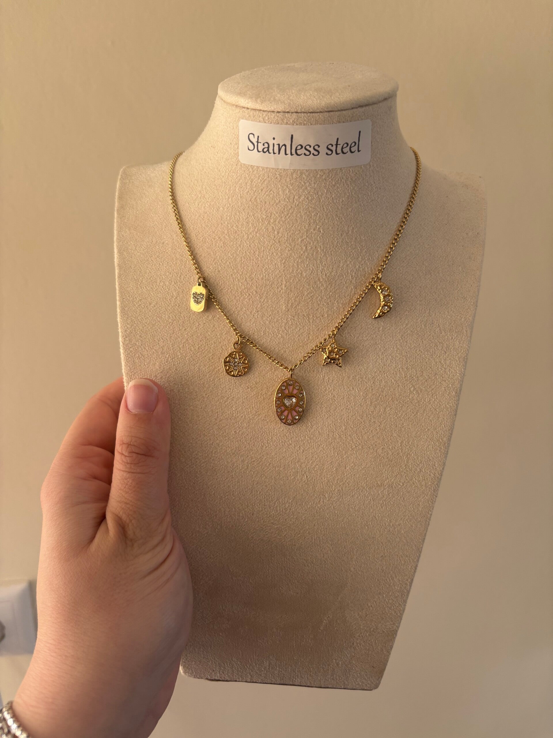 Ketting moonparty goud