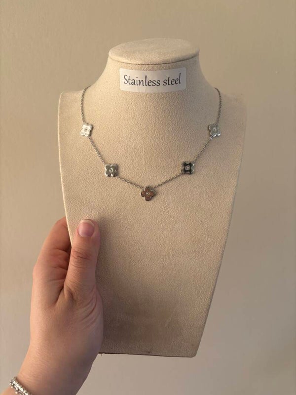 Ketting claver zilver