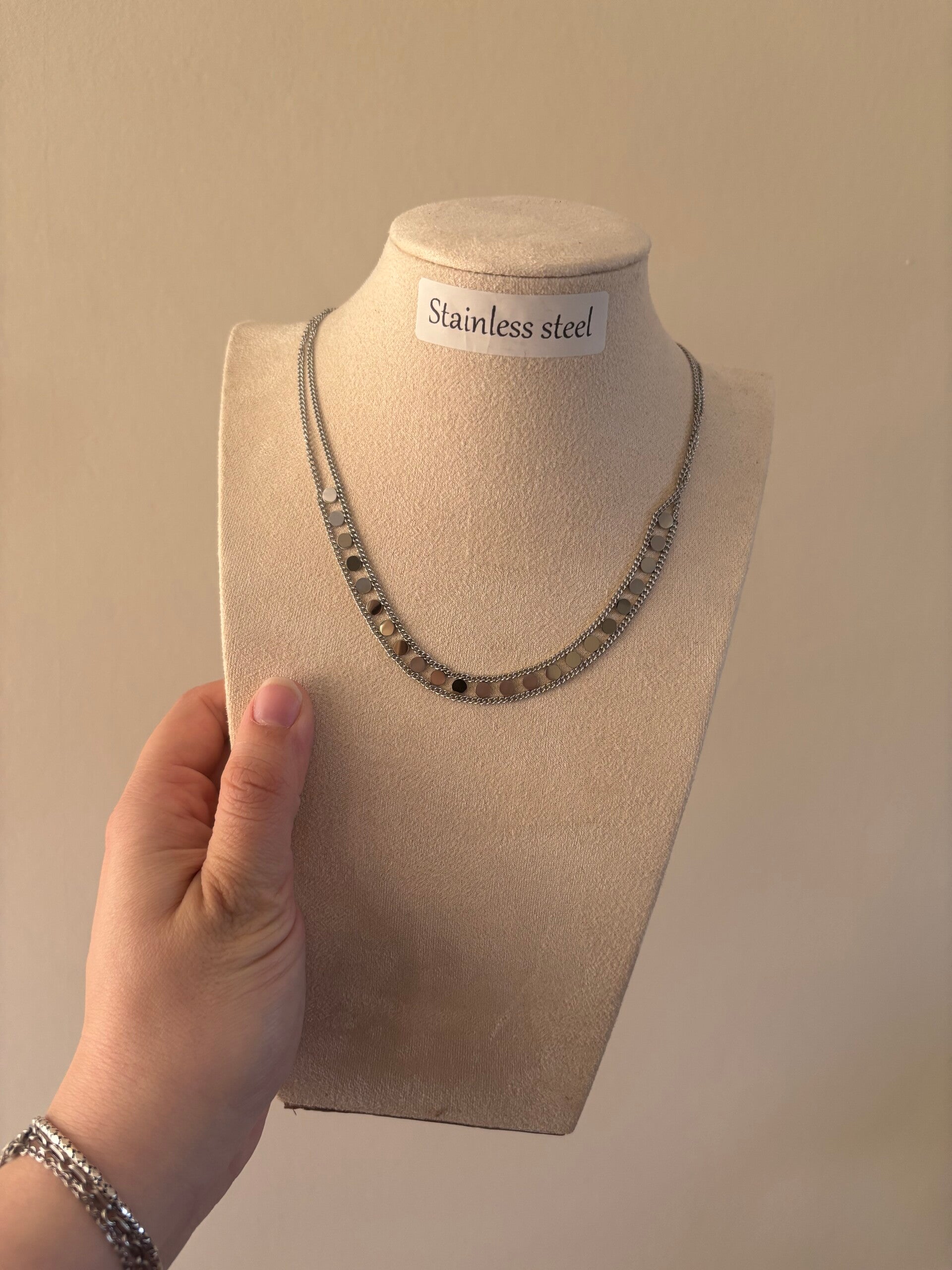 Ketting coins zilver