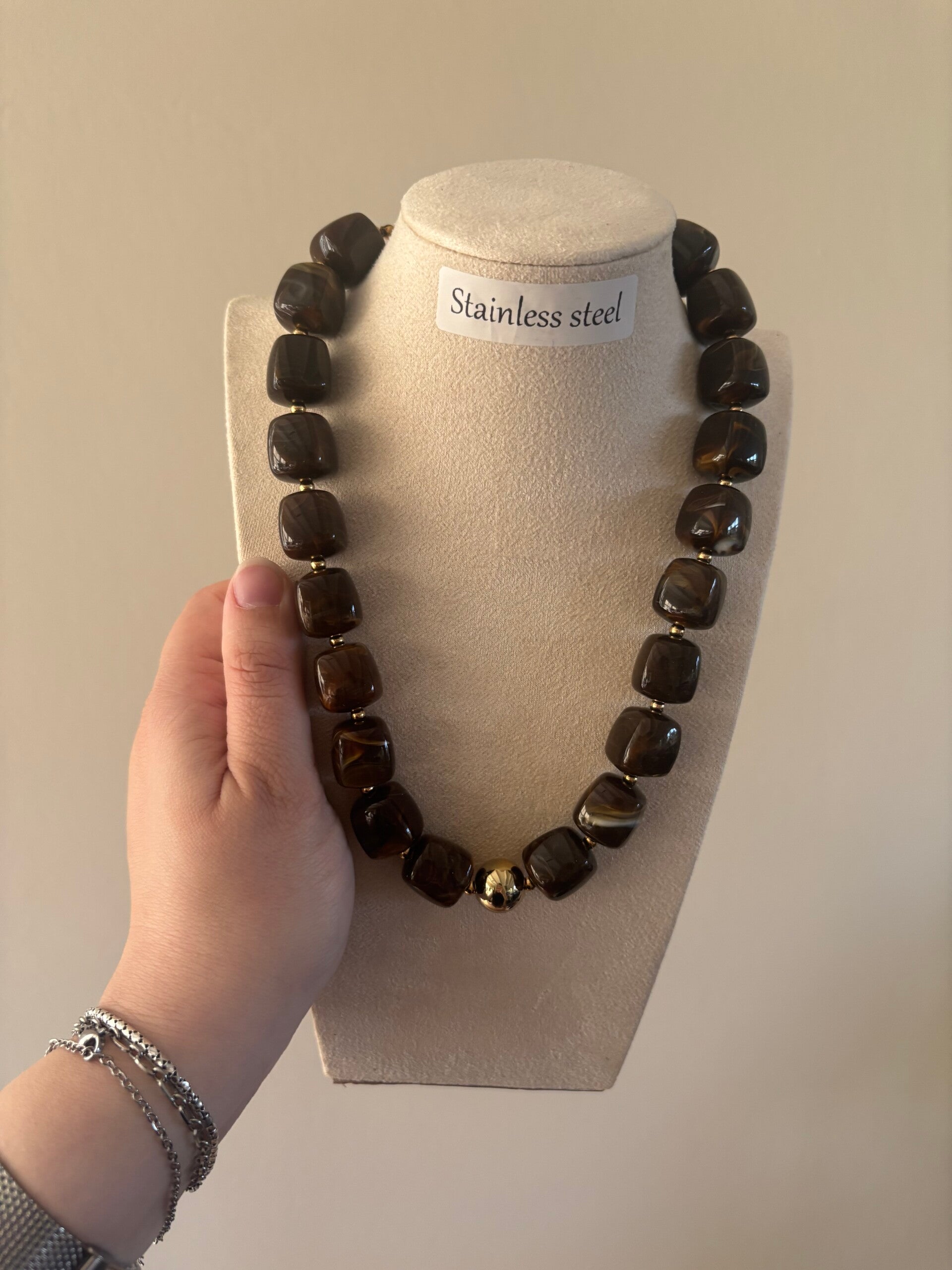 Ketting Tori brown