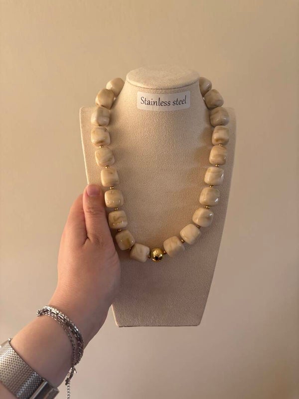 Ketting Tori beige