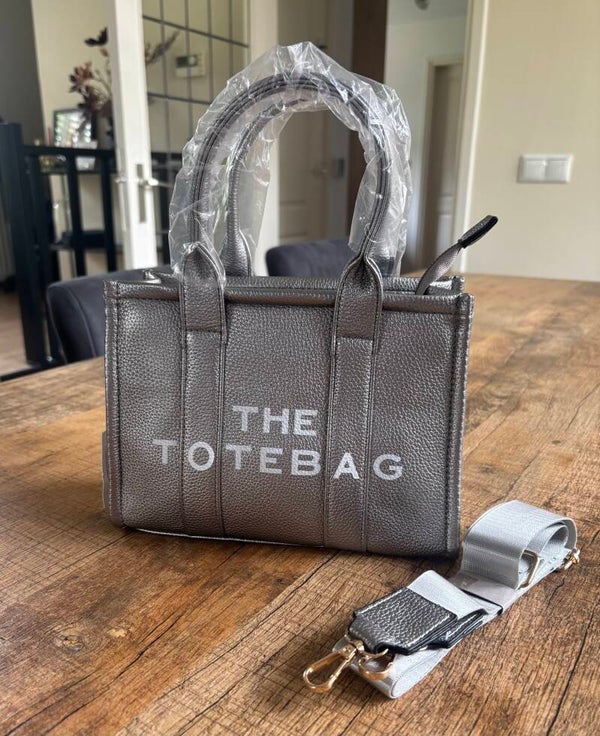 Tote bag mini - zilver