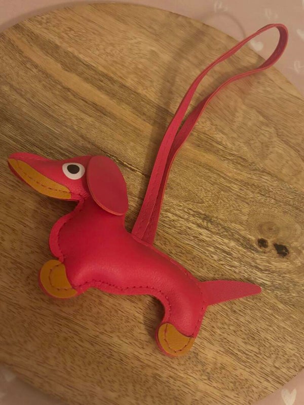 Bagcharm Dog Neon Pink