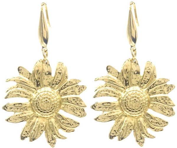 Oorbellen SunFlower Gold & Silver