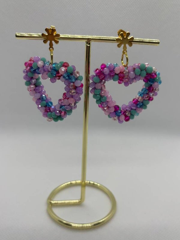 Oorbellen Studs Multicolor Gold