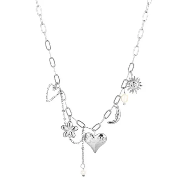 Ketting love chain zilver