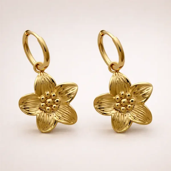 Oorbellen Zara flower statement
