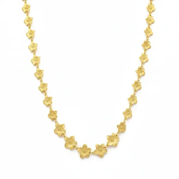 Ketting Zara flower statement