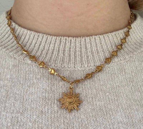 Ketting Heart Sun