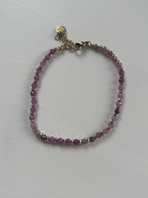 Armband Bontide edelsteen - paars