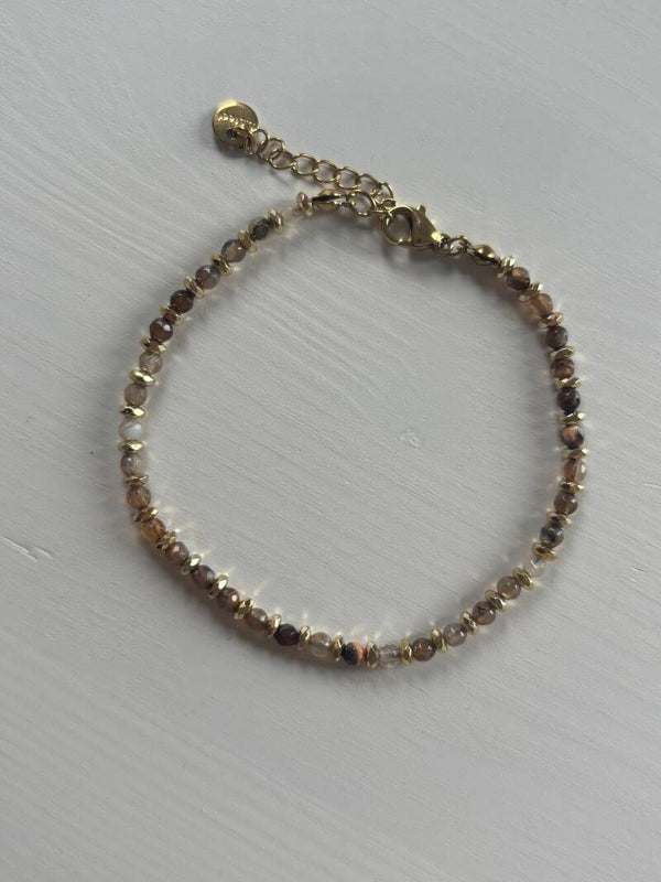 Armband Bontide edelsteen - Beige