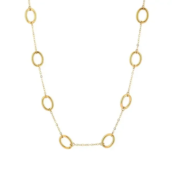 Ketting cirkels goud