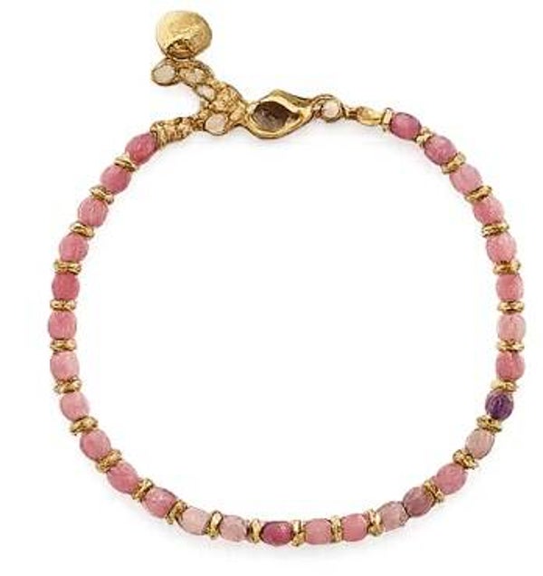 Armband Bontide edelsteen - roze