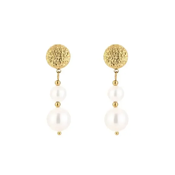 Oorbellen parel dots