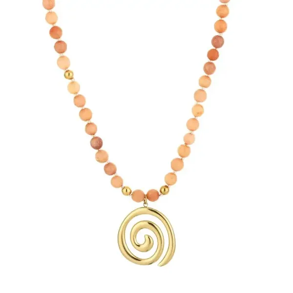 Ketting lucky sea charm orange