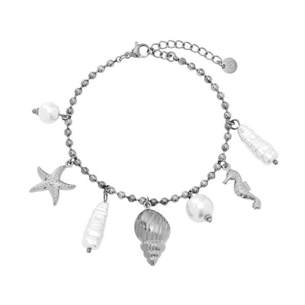 Armband sea life zilver