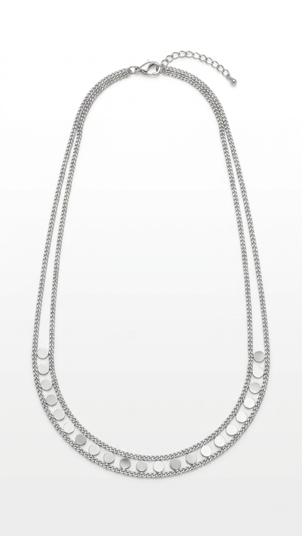 Ketting coins zilver