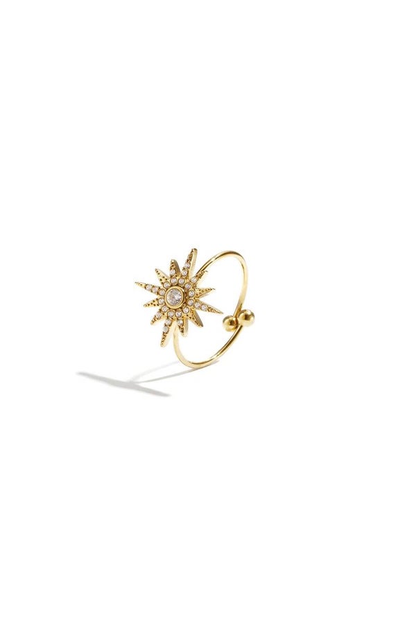 Ring glittery sun