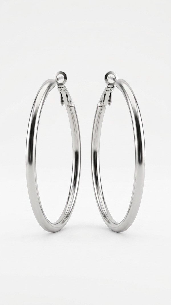 Hoops small roundy 30 mm zilver